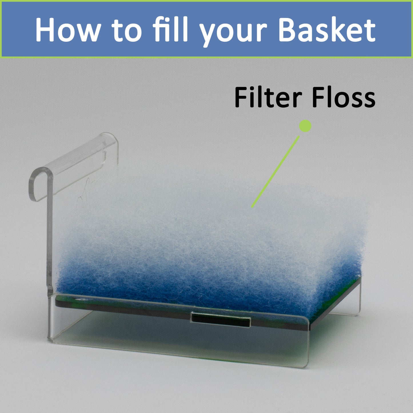 inTank Filter Floss Holder for Cobalt Aquatics C-VUE Aquariums
