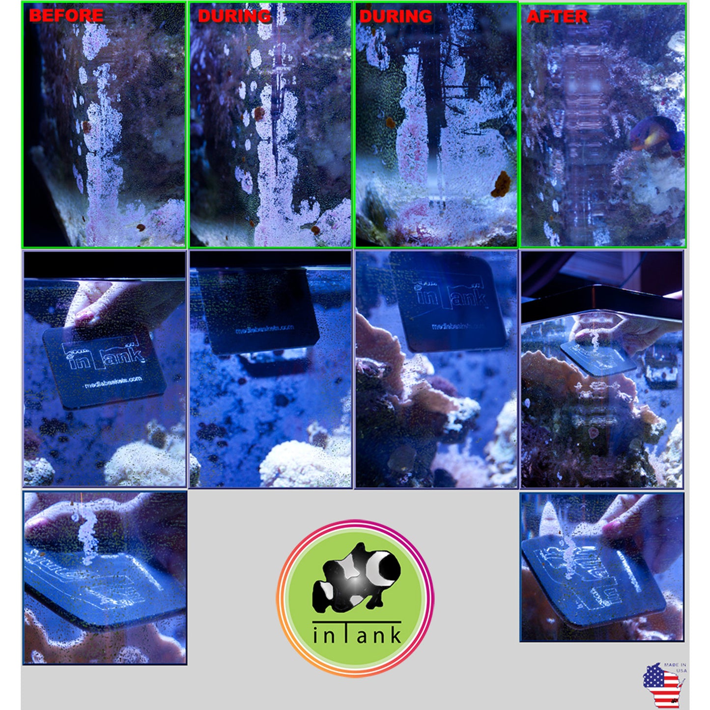 inTank All-in-One Corner Algae Scraper